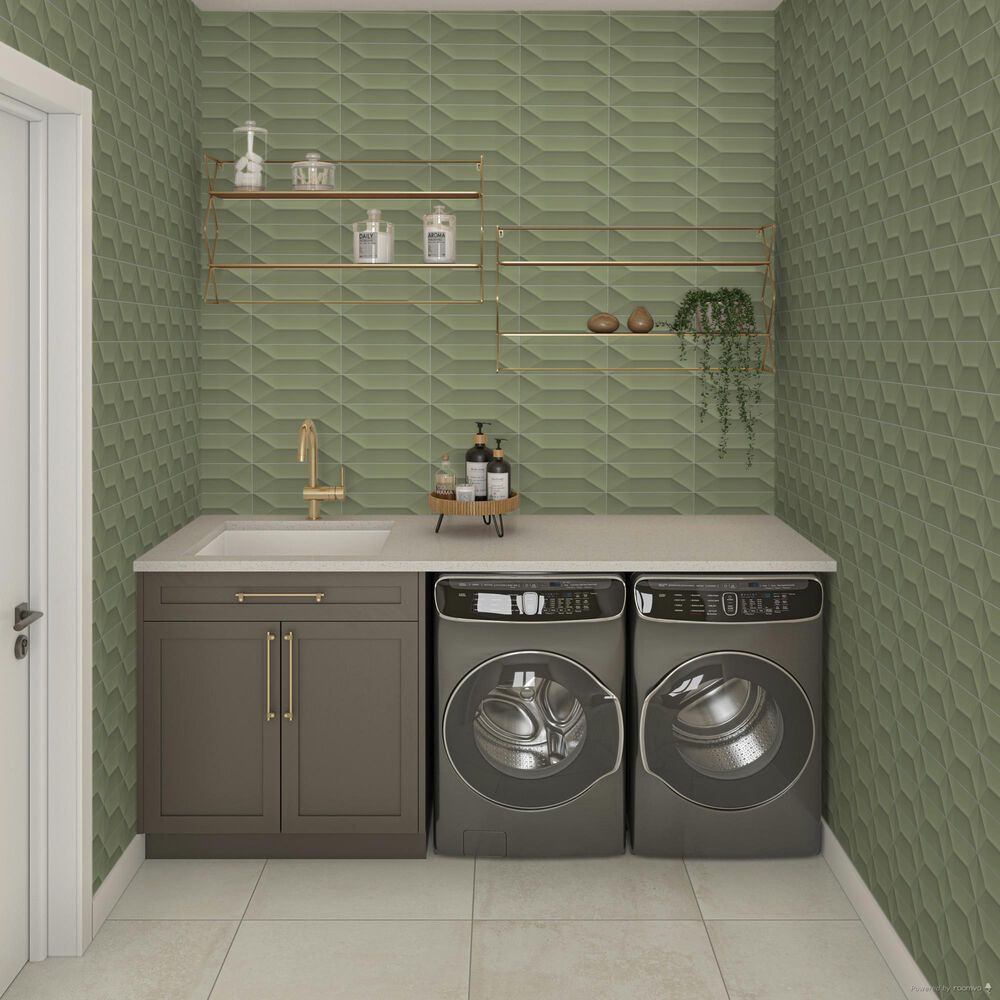 Dal-Tile Mythology Chronos Wave Crest 4" x 12" Ceramic Tile, , large