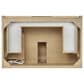 James Martin Vanities Solene 36" Single Bathroom Vanity in Seaside Oak with 3 cm Charcoal Soapstone Quartz Top and Rectangular Sink, , large