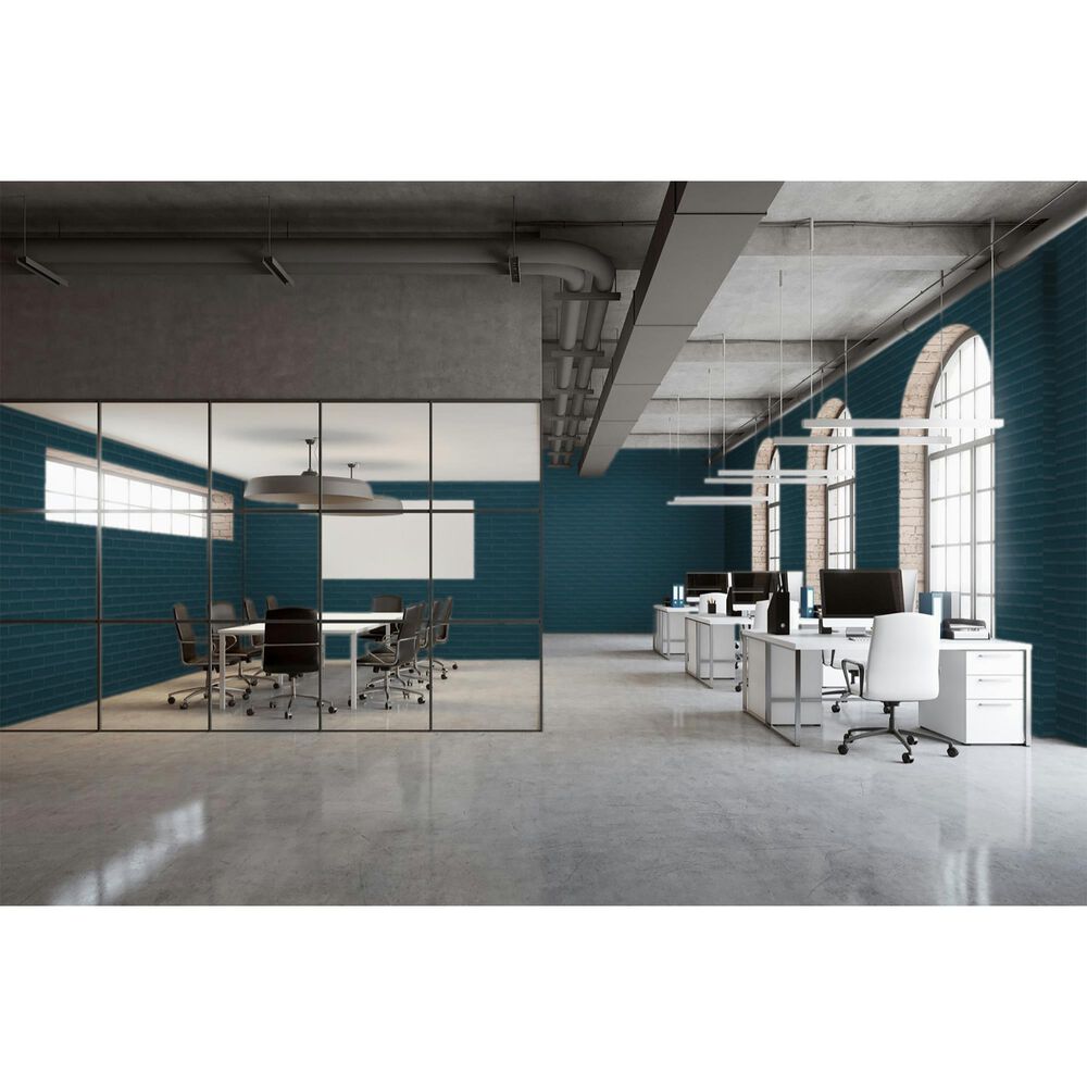 Emser Raku Blue 3&quot; x 12&quot; Matte Ceramic Tile with 6.05 Sq. Ft./Carton, , large