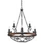 Golden Lighting Madera 9-Light Chandelier in Black, , large