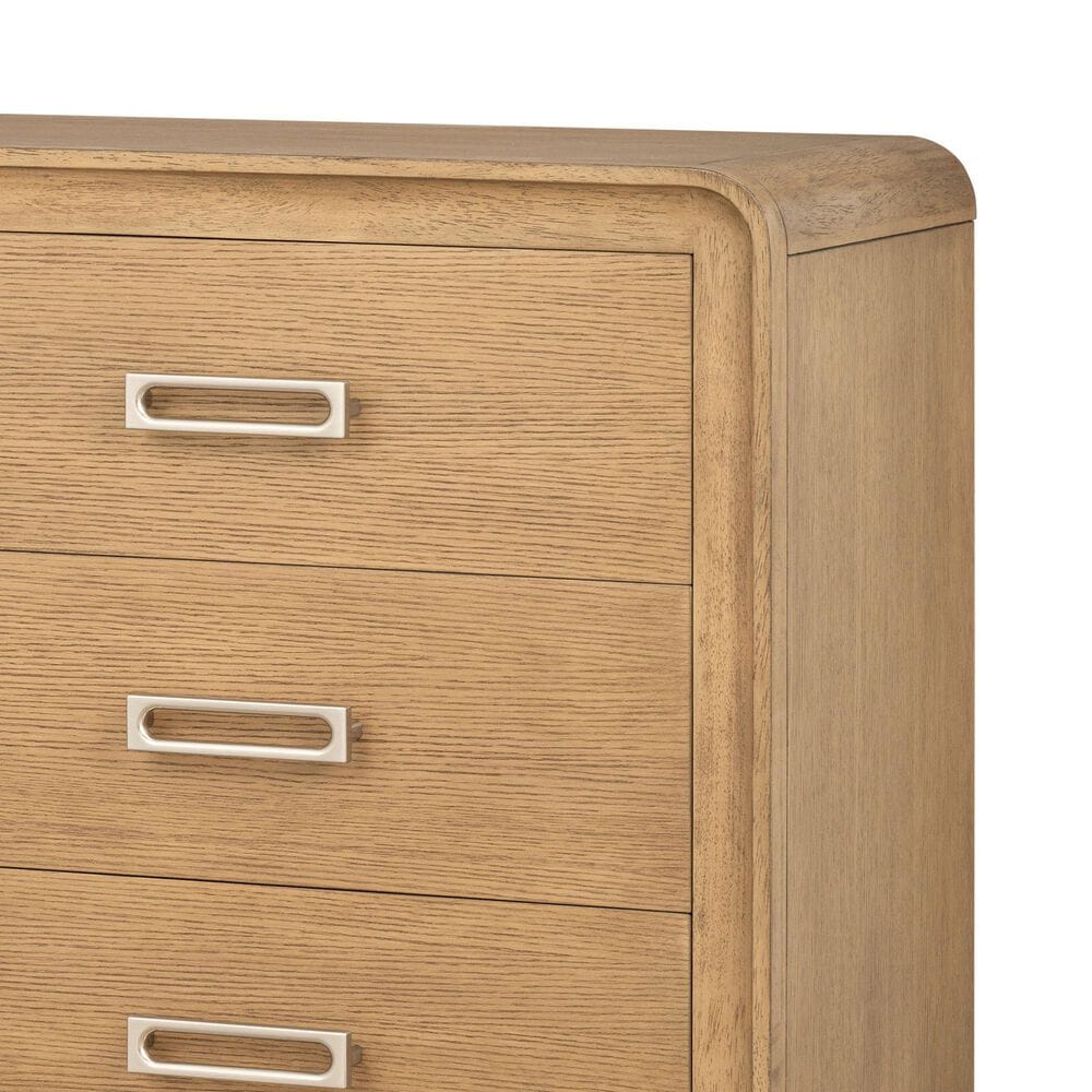 St Claire Home Margot and Theo 5 Piece Full Platform Panel Set in Desert Oak, , large