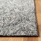Safavieh Micro-Loop Geometric 4" x 6" Black and Ivory Area Rug, , large