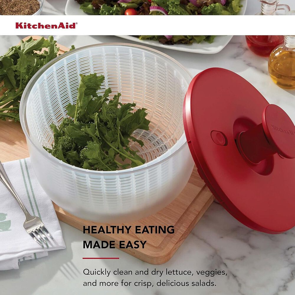 KitchenAid Universal Salad Spinner in Empire Red, , large