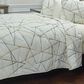 Rizzy Home Julian 90" x 92" Quilt in White, , large