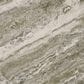 Furniture of America Karvyn 18" Travertine Side Table in Gray, , large
