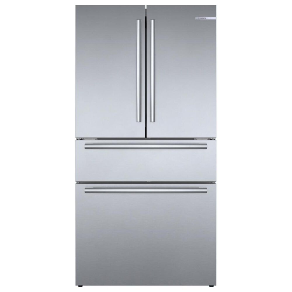 Bosch 36" French 4-Door with 3 Freezer Drawers Refrigerator in Stainless Steel, , large