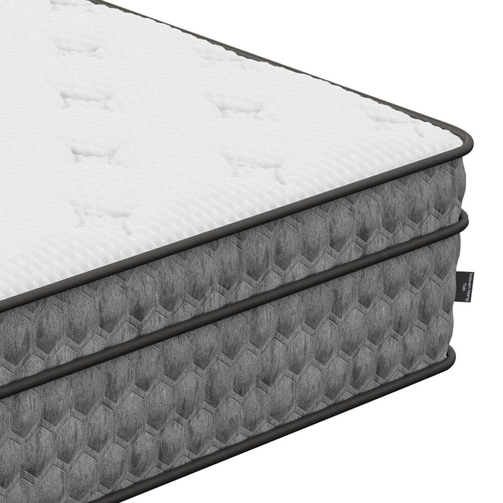 Hearth and Haven Diamond Zen Medium Euro Top Queen Mattress, , large