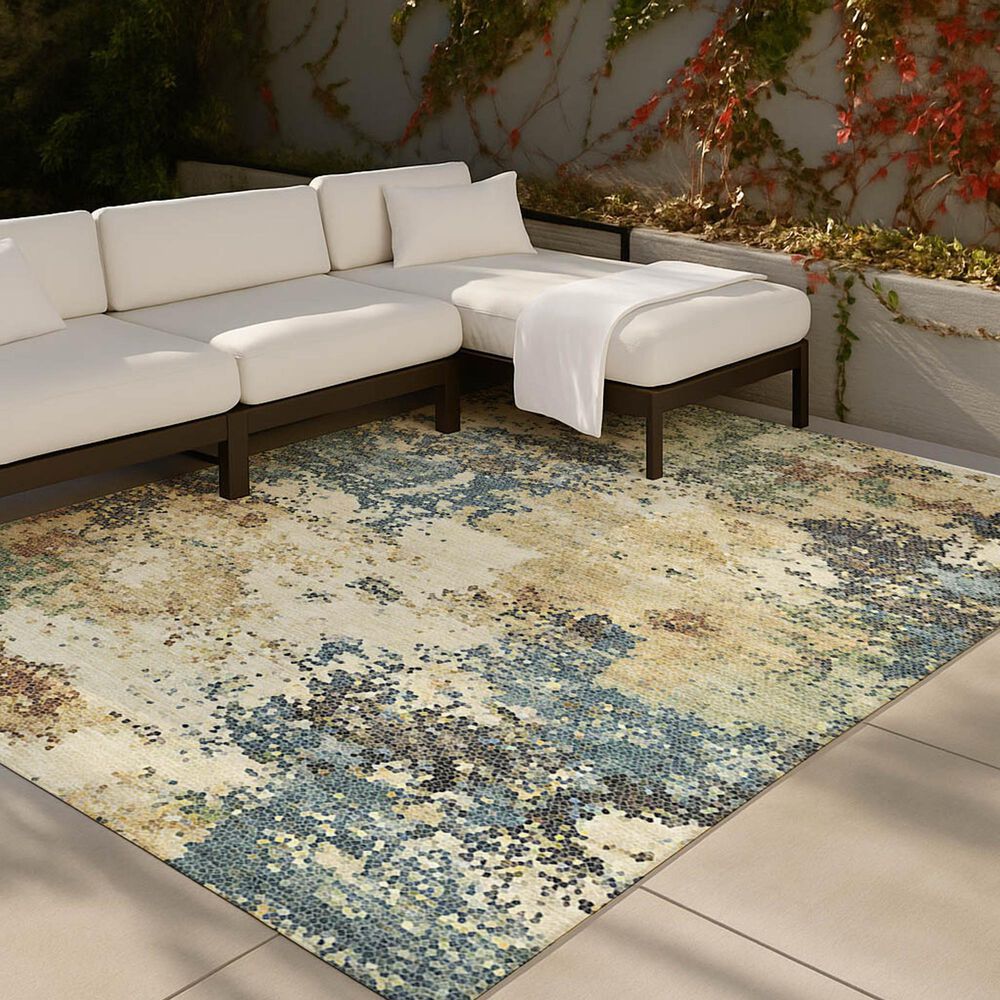 Dalyn Rug Company Lumara Multicolor 9' x 12' Area Rug, , large