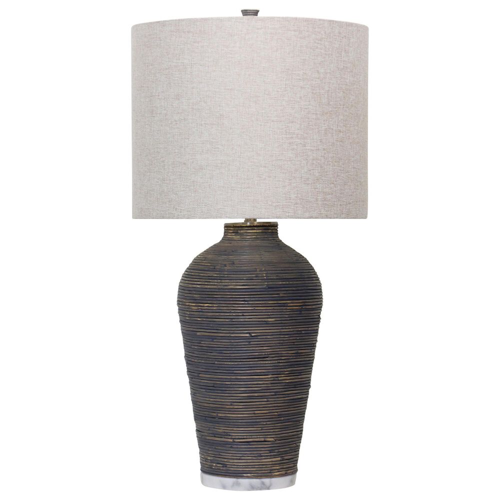 Flair Industries Windward Table Lamp in Grey and White, , large