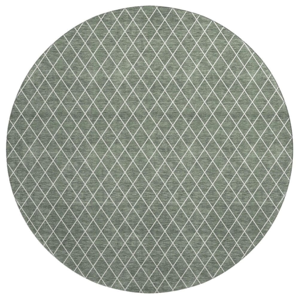 Dalyn Rug Company The Reserve TR15 Basil 8" Round Indoor/Outdoor Area Rug, , large