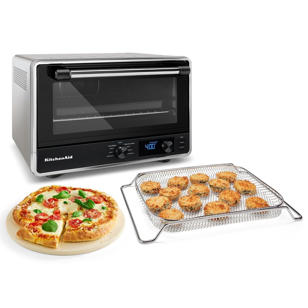 KitchenAid 20-Liter Digital Countertop Oven with Air Fry and Pizza in Contour Silver, , large