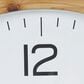 Maple and Jade Decorative Wall Clock with White Backing in Light Brown, , large