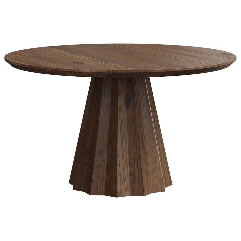 Arista Wood Apex 5-Piece 48" Round Dining Set in River Rock, , large
