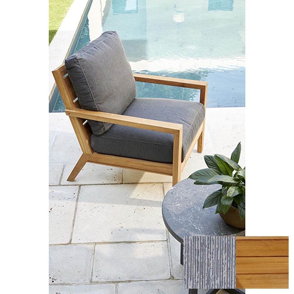Venture Carlsbad Lounge Chair in Natural Teak, , large
