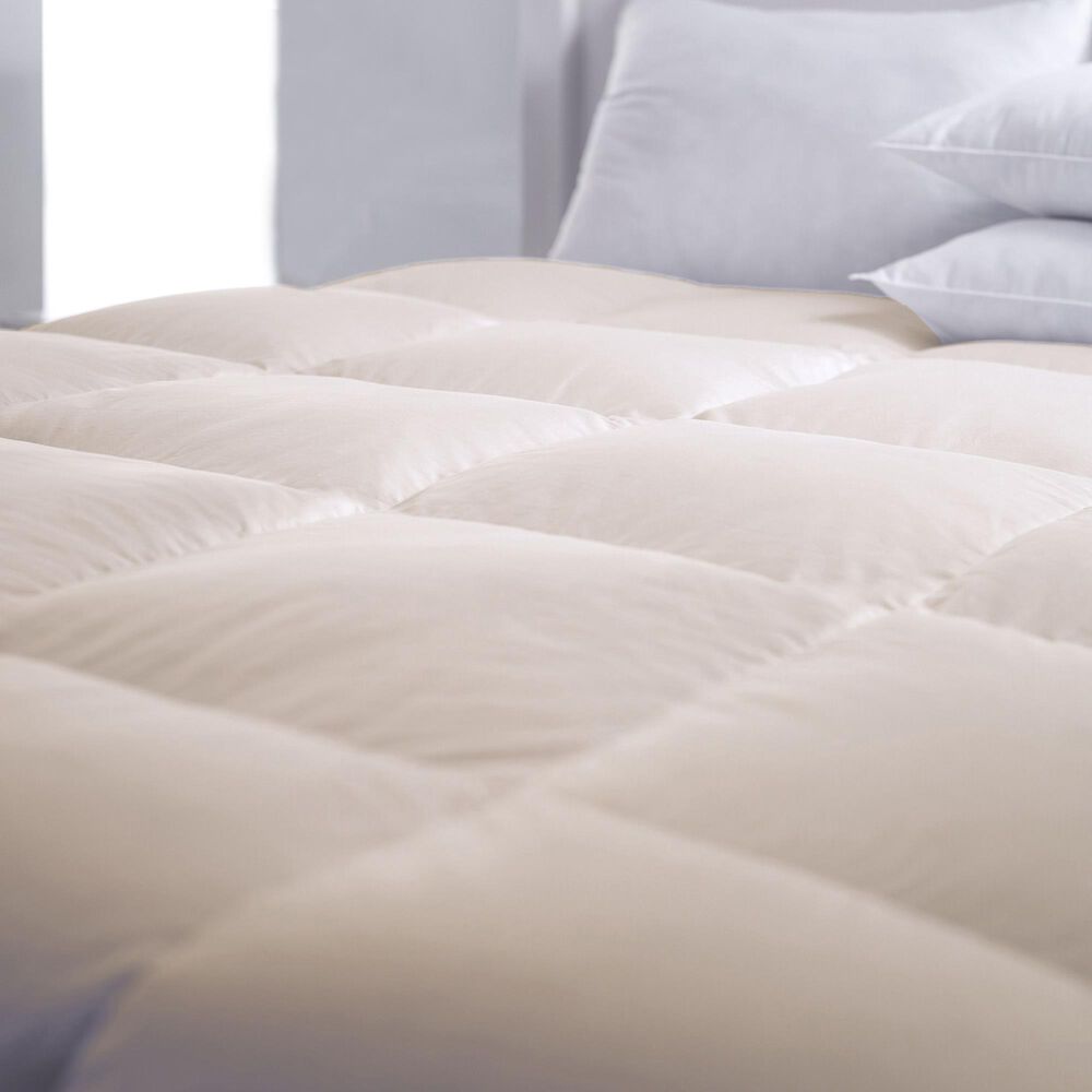 Allied Home 100% Organic Cotton King Comforter in White, , large