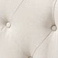 Baxton Studio Myra Twin Upholstered Panel Headboard in Light Beige, , large