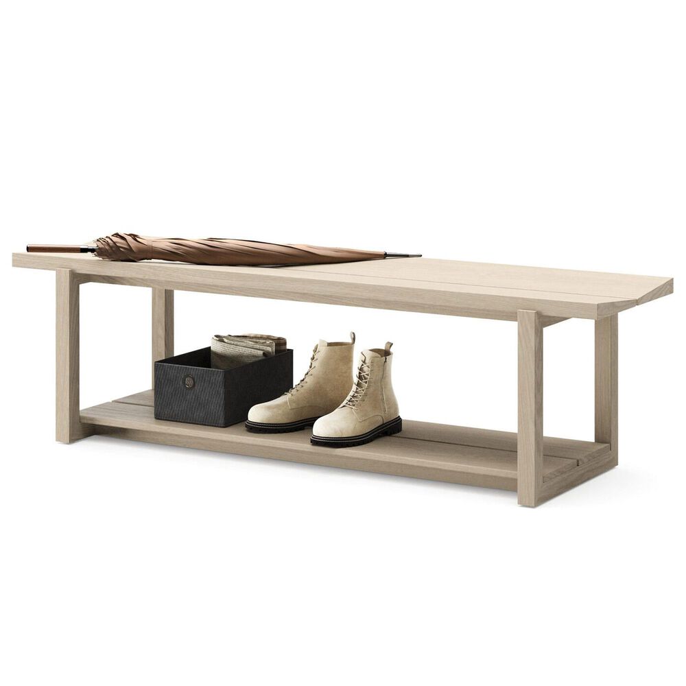 BDI Kava Storage Bench in Washed Oak, , large