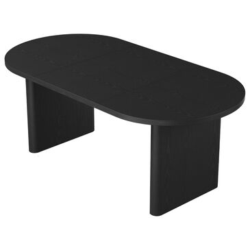 GARVEE 71" Oval Dining Table in Black - Table Only, , large