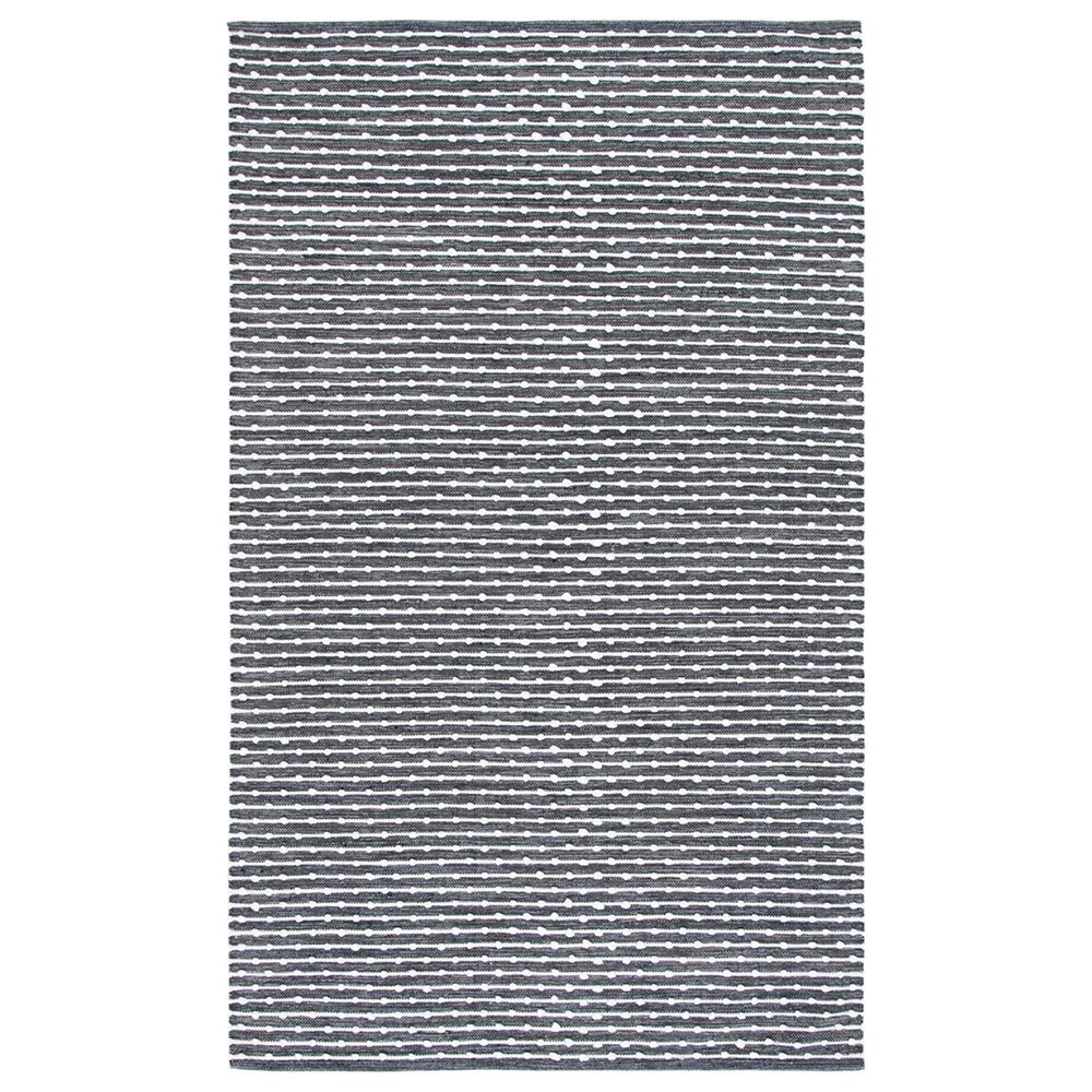 Safavieh Montauk MTK275F 5" x 8" Grey and Ivory Area Rug, , large