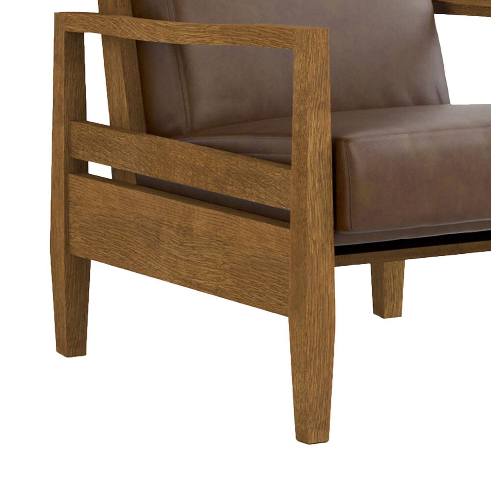 Stickley Furniture Surrey Hills Push Back Recliner in Morganton Cola, , large