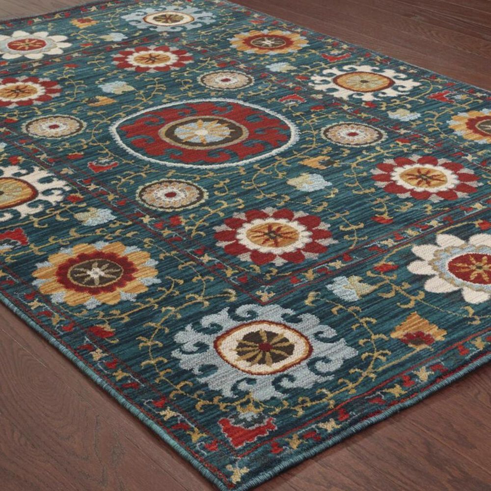 Oriental Weavers Sedona 6408B 9&#39;10&quot; x 12&#39;10&quot; Blue Area Rug, , large
