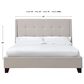 Urban Home Madera Queen Upholstered Platform Bed in Putty, , large
