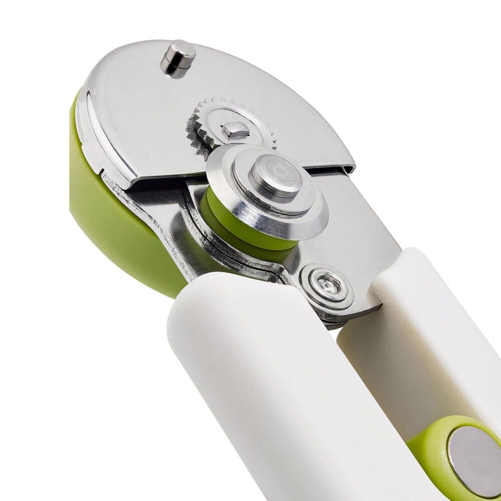 Joseph Joseph GoRound Easy-Open Can Opener in Green and White, , large