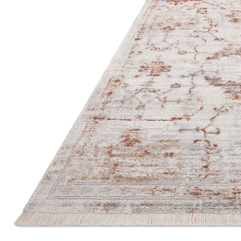 Loloi Bonney 2&#39; x 3&#39; Silver and Sunset Area Rug, , large