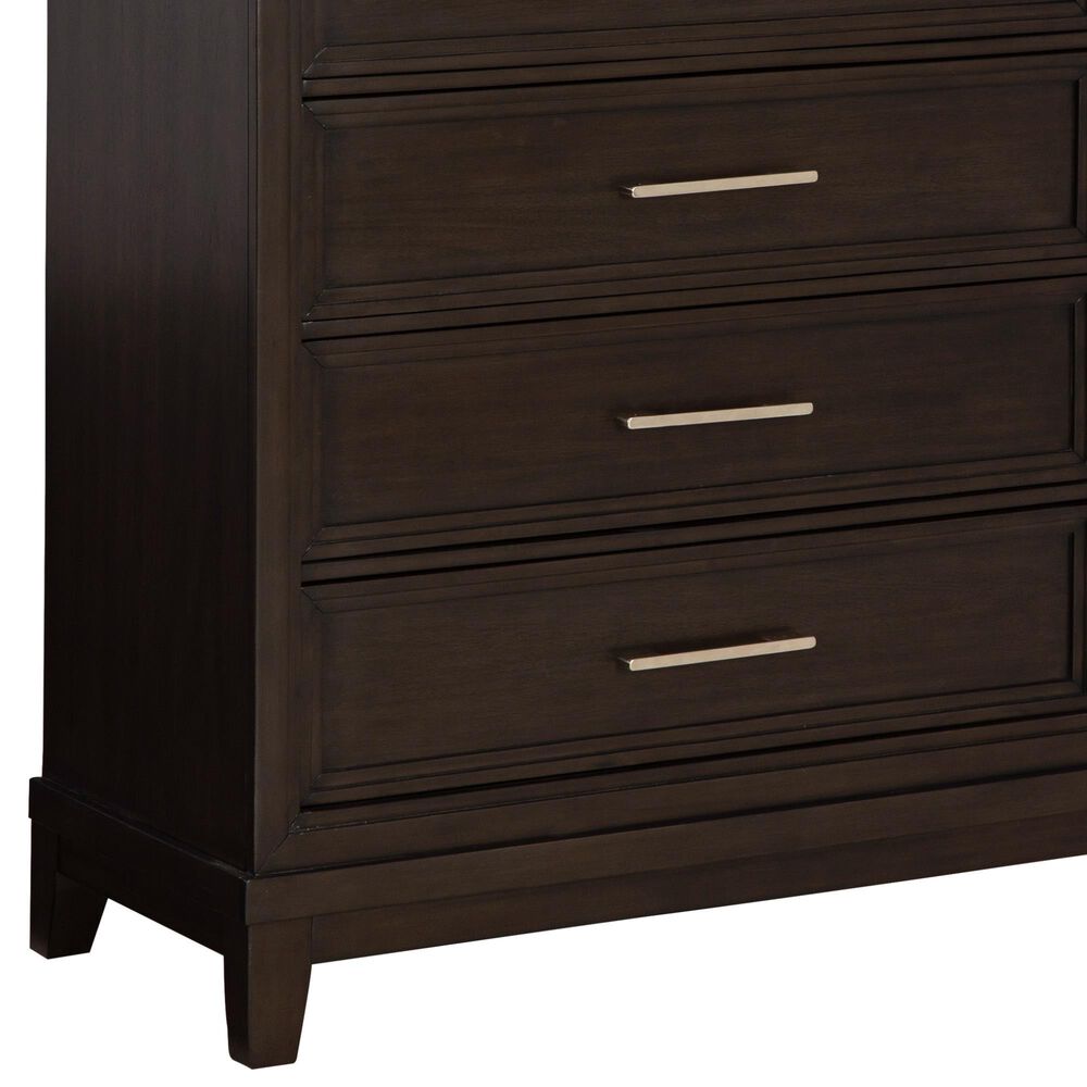Ashley Neymorton 5-Drawer Chest in Dark Grayish Brown, , large