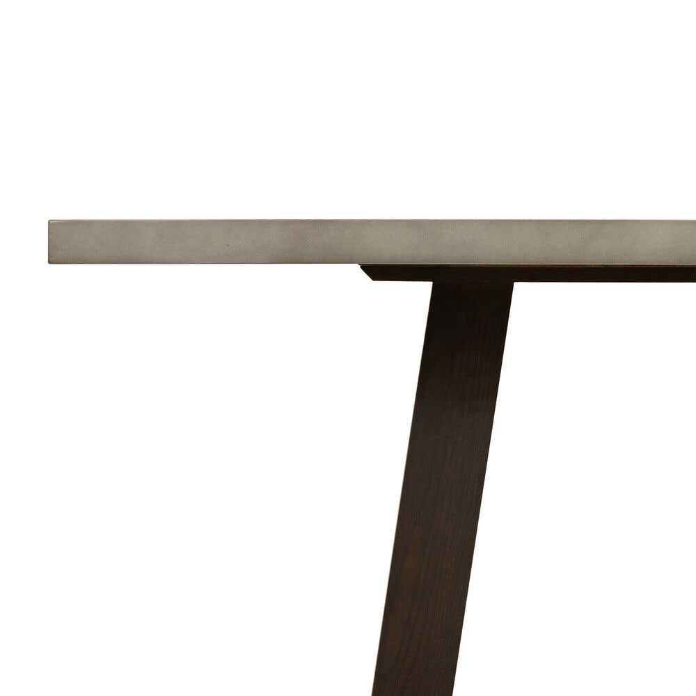 Blue River Elodie Dining Table in Medium Gray/Dark Gray Oak, , large
