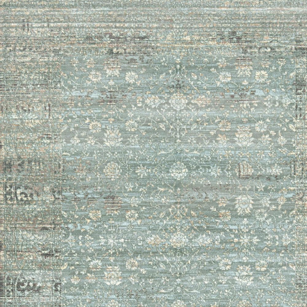 Radici USA Seriate 500-2003 2&#39;2&quot; x 7&#39;7&quot; Green Scatter Rug, , large