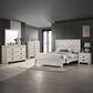 Crown Mark Valor 3-Piece Full Bedroom Set in Light Gray, , large