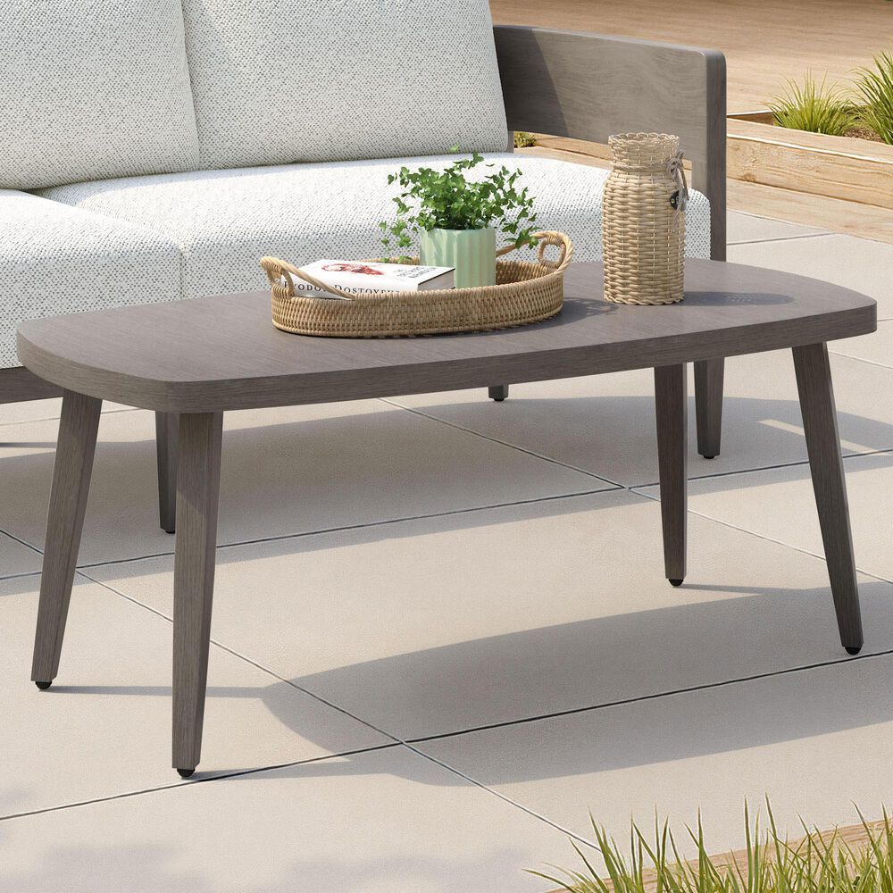 Zuo Modern Foret Patio Coffee Table in Brown, , large