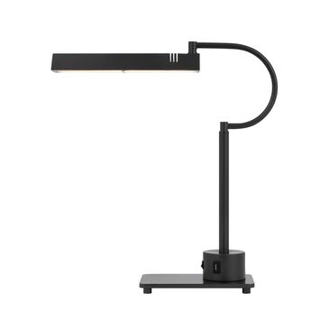 Cal Lighting LED Desk Lamp w/2 USB ports BR, , large