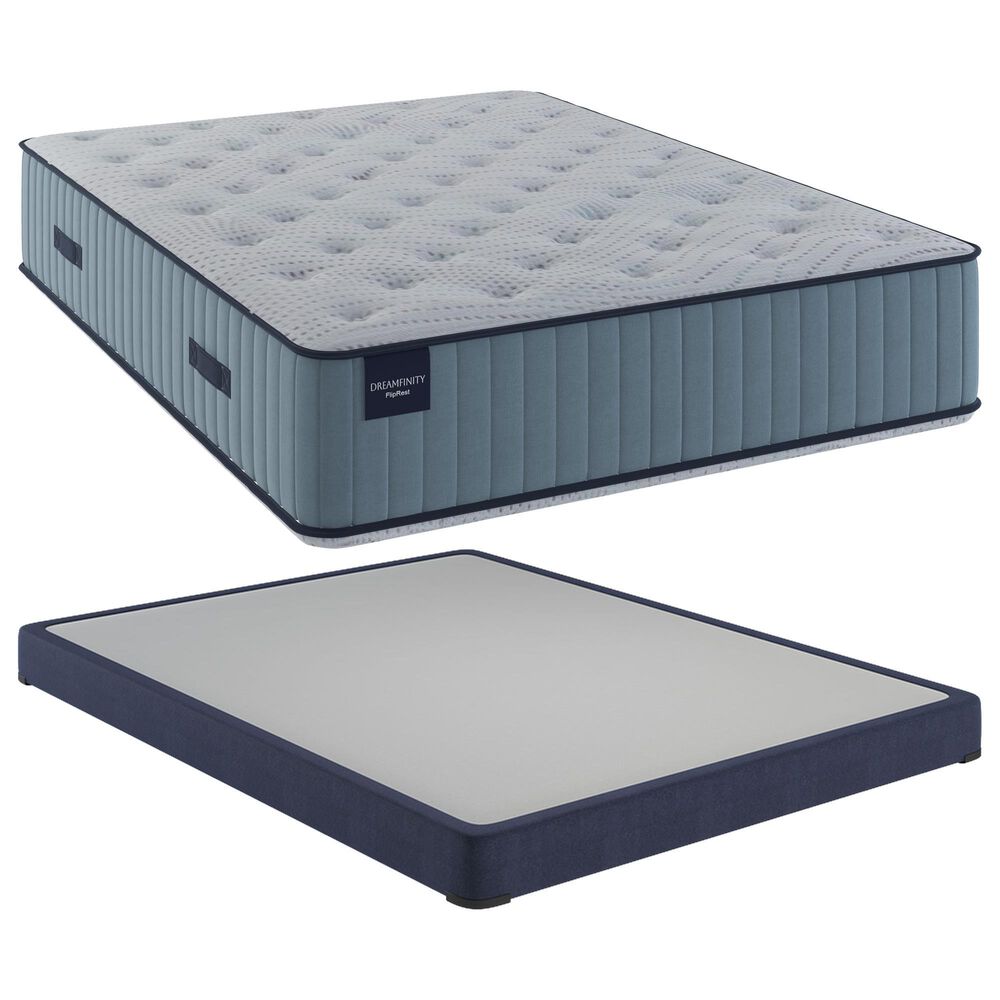Dreamfinity Fliprest Medium King Mattress with Low Profile Box Springs, , large