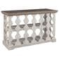 Ashley Havalance Console Sofa Table in Weathered Gray and Vintage White, , large
