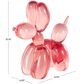 Maple and Jade Dog Tinted Ballon Decorative Sculpture in Pink, , large