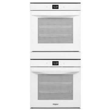 Whirlpool 24" Double Electric Wall Oven with Convection in White, , large
