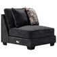 Ashley Lavernett 4-Piece Reversible Sectional in Charcoal, , large