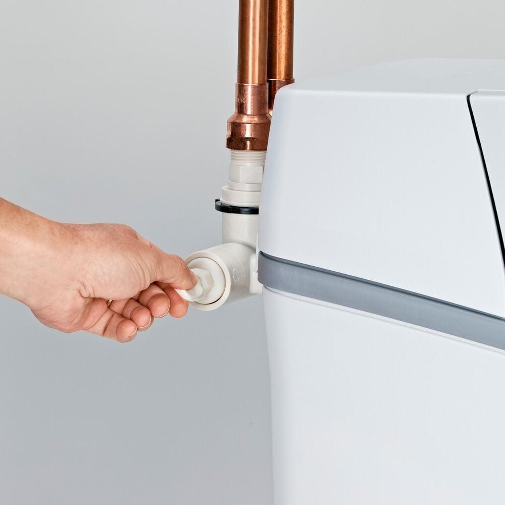 GE Appliances 40,000 Grain Water Softener in White, , large