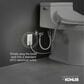 Kohler PureWash E525 Elongated Bidet Toilet Seat in White, , large