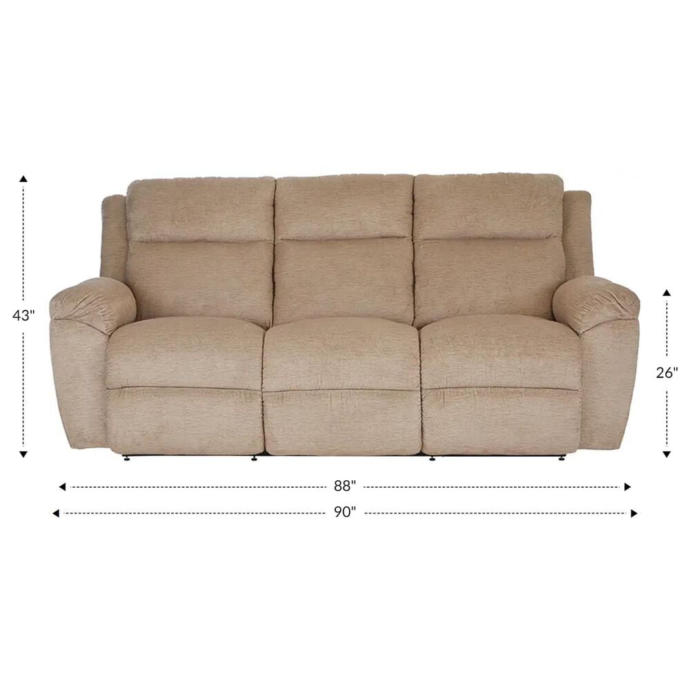 La-Z-Boy Joel Manual Reclining Sofa in Oyster, , large