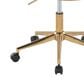 Lumisource Fabrizzi Office Chair with Grey Cushion in Walnut and Gold, , large