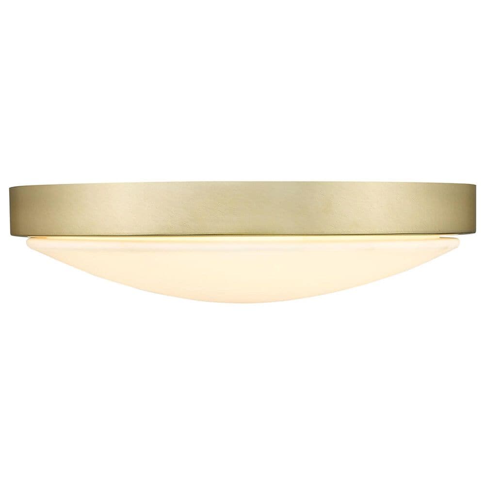 Golden Lighting 12.25&quot; Gabi Flush Mount in Brushed Champagne Bronze, , large