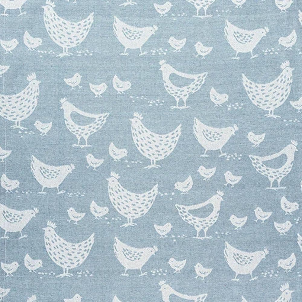 MuKitchen Jacquard Woven Towel in Hens, , large