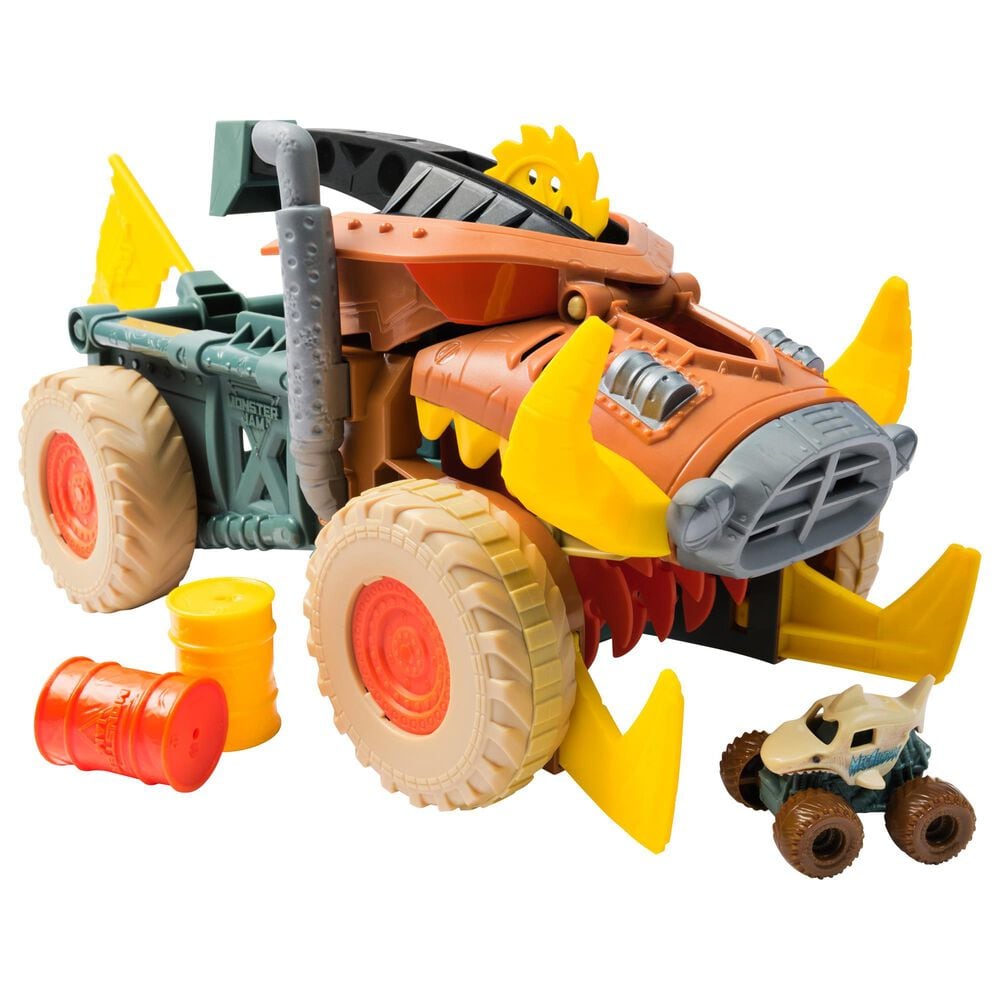 Monster Jam Mini Jam Megalodon Mad Hog Chomper Truck Play Set, , large