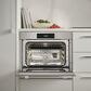 Wolf Appliances 24" Plumbed E Series Transitional Convection Steam Oven in Stainless Steel, , large