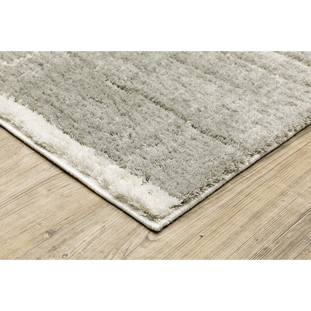 Oriental Weavers Verona Geo Lines 2&#39; x 3&#39; Grey Area Rug, , large