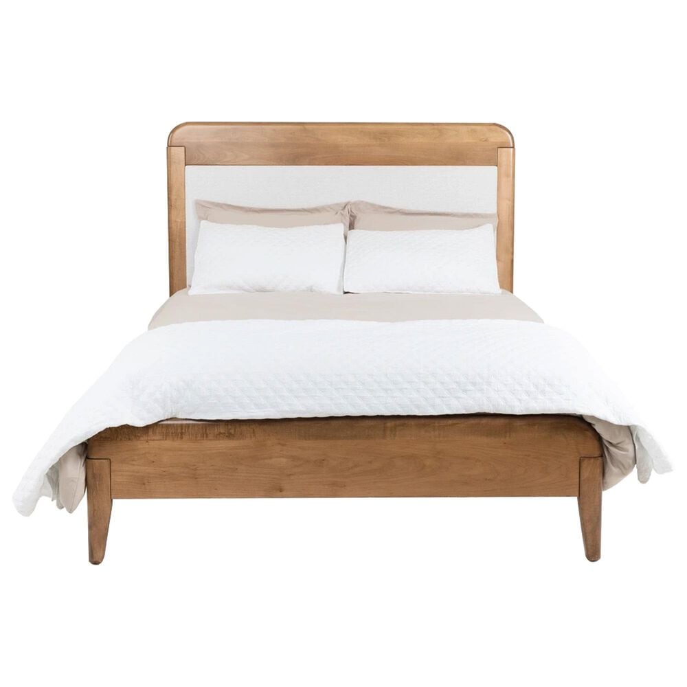 Archbold Furniture Warren Queen Platform Bed in Harvest, , large
