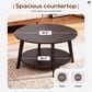 FDW 31.5" Round Coffee Table in Grey, , large
